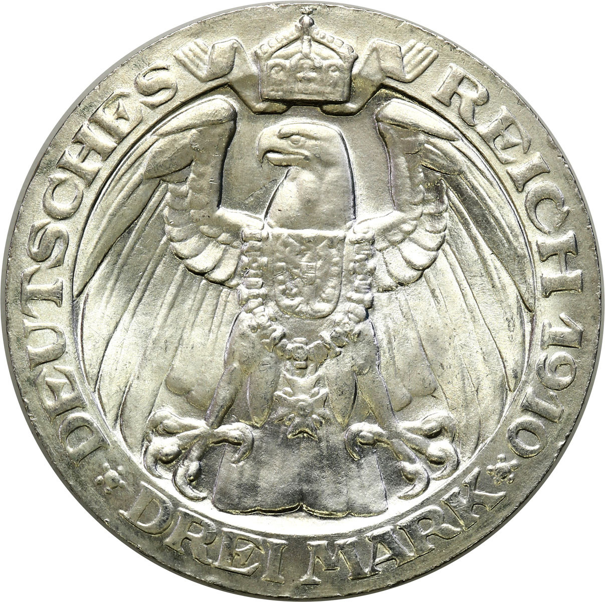 Niemcy, Prusy. 3 marki 1910 A, Uniwersytet Berlin